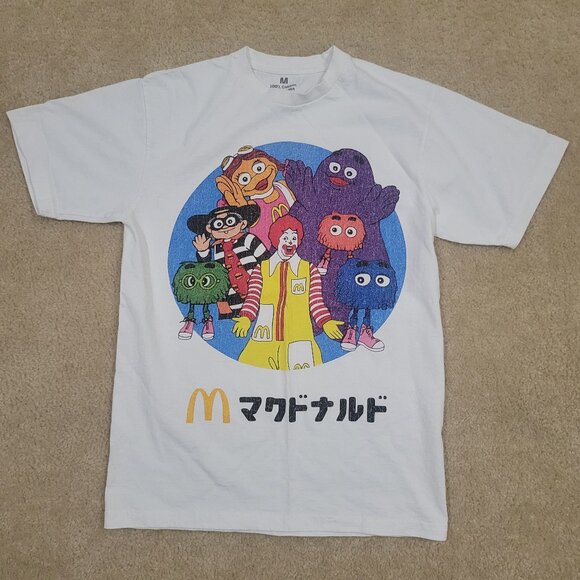 Vintage Style Mcdonalds Tee Harajuku, Y2K, Vintage Streetwear Memorabilia - Picture 1 of 5